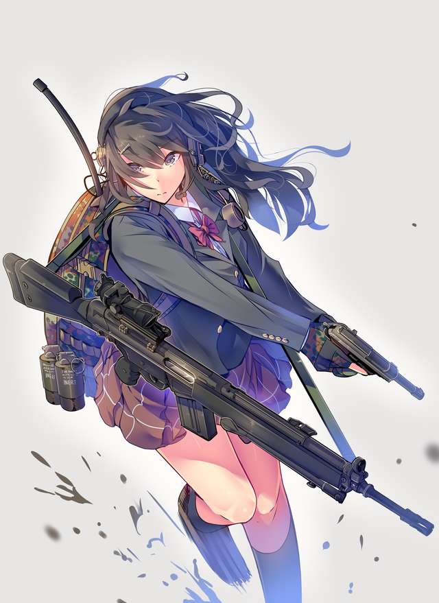 動物画像無料 綺麗な銃 イラスト かっこいい