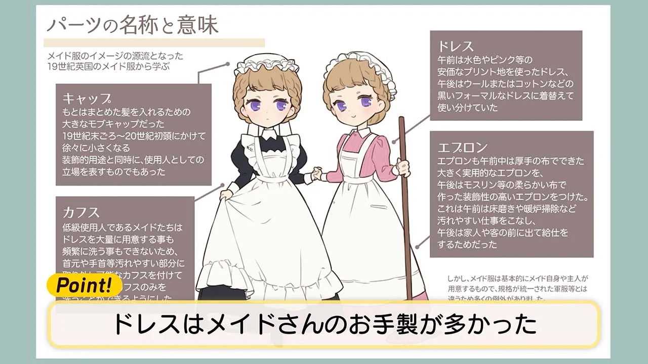 メイド服の描き方講座 お絵かき講座パルミー メイド服の描き方講座 お絵かき講座パルミー