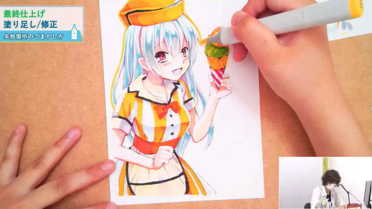 もじゃクッキー先生 コピック 色鉛筆 アナログイラスト講座 お絵かき講座パルミー もじゃクッキー先生 コピック 色鉛筆 アナログイラスト講座 お絵かき講座パルミー