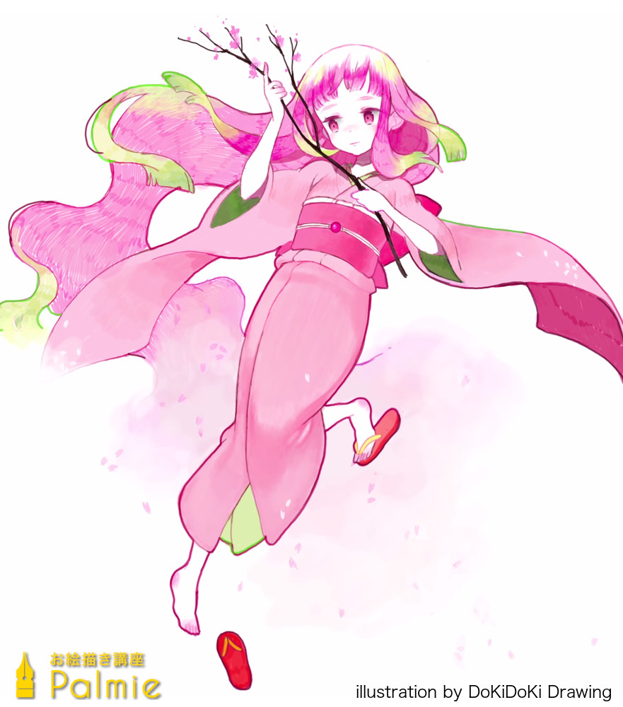 Apple Pencilで描く かわいい春の妖精イラストのメイキング講座 お絵かき講座パルミー Apple Pencilで描く かわいい春の妖精イラストのメイキング講座 お絵かき講座パルミー