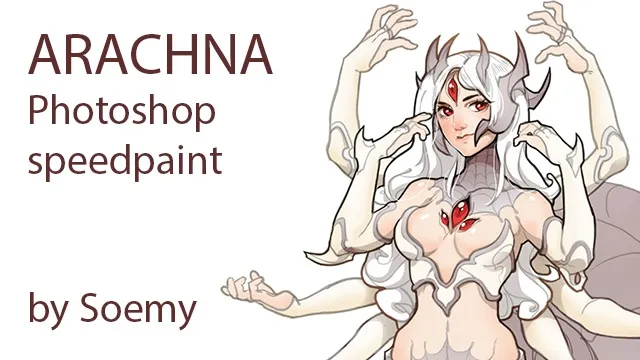 ファンタジーのキャラクターを描く!Photoshopのイラストメイキング