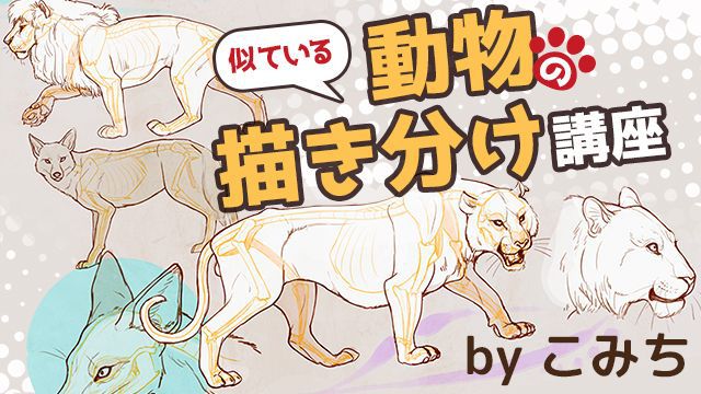 似ている動物の書き方講座