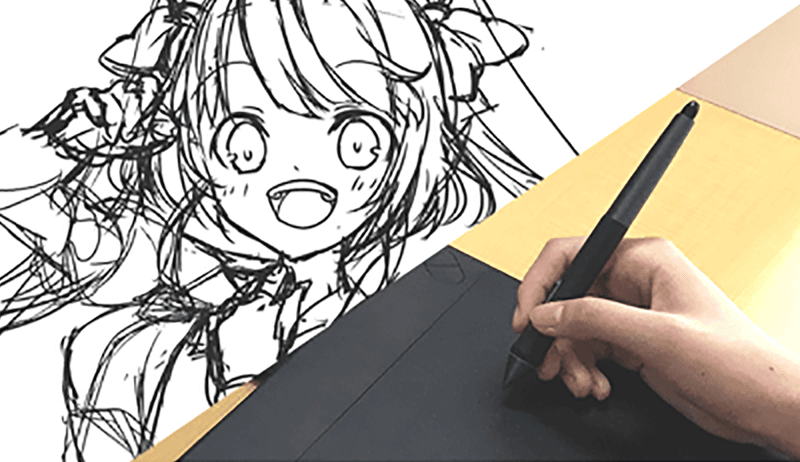 先生の実演を動画で。本ではわからない筆さばき