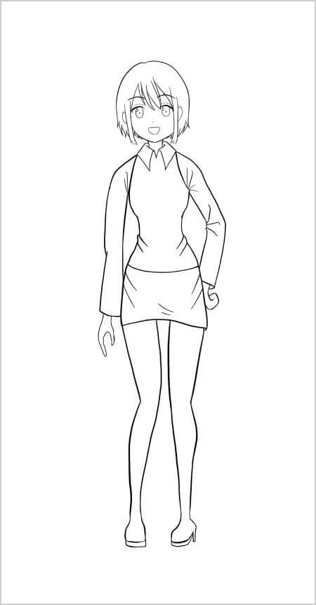 キャラポーズ講座 基本編 お絵かき講座パルミー